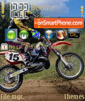 Capture d'écran Motocross thème