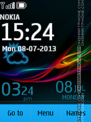 Sony Xperia Z Design theme screenshot