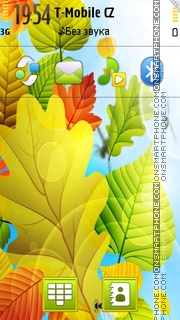 Capture d'écran Leaf 06 thème