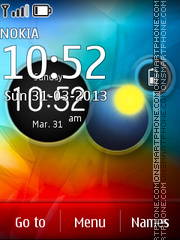 Vivid Razr theme screenshot