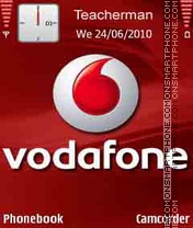 Vodafone Logo tema screenshot