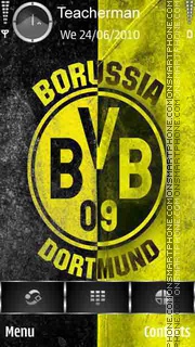 Borussia Dortmund theme screenshot