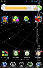 Blackreal tema screenshot