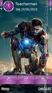 Скриншот темы Iron Man 3