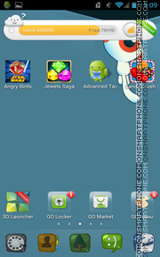 Caricature Theme theme screenshot