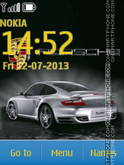 Porsche theme screenshot