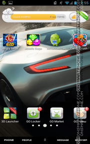 Aston Martin One theme screenshot