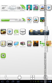 White 06 tema screenshot