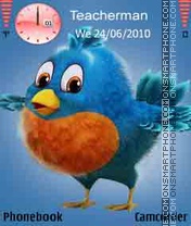 Twitter-Bird es el tema de pantalla