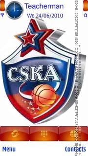 Скриншот темы CSKA Moscow