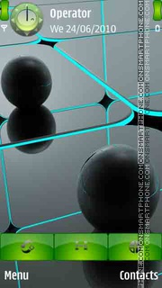 Black Balls tema screenshot