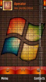 Microsoft Windows es el tema de pantalla
