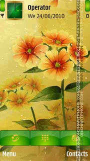 Spring Flower tema screenshot