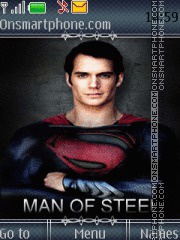 Man Of Steel 01 tema screenshot