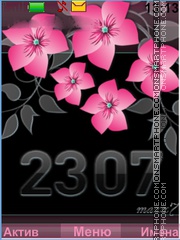 Flowers tema screenshot