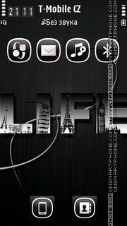 Metal Life HD tema screenshot