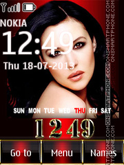 Monica Belucci theme screenshot