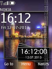 Night City 07 tema screenshot