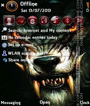 Wolf tema screenshot