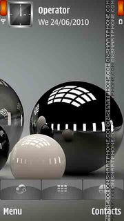 Spheres Balls theme screenshot