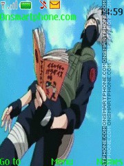 Capture d'écran Kakashi Hatake thème