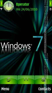 Neon 7 Windows tema screenshot