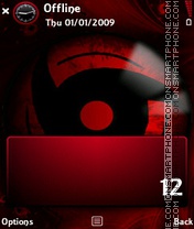 Mangekyou Sharingan tema screenshot