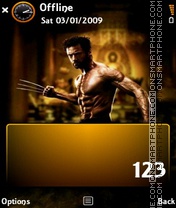 X-men Wolverine tema screenshot