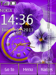 Flowers tema screenshot