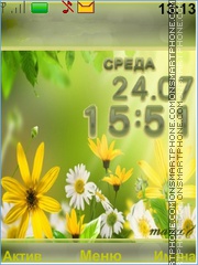 Summer, flowers tema screenshot