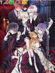 Скриншот темы Diabolik Lovers