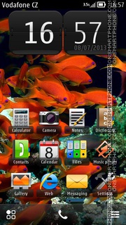 Red Fish es el tema de pantalla