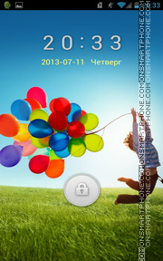 Galaxy S4 Inspired theme screenshot