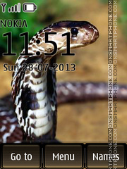 Capture d'écran Cobra Snake thème