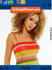 Beyonce Knowles 06 theme screenshot