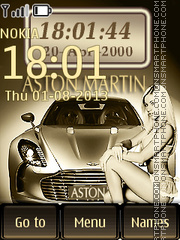 Aston Martin V12 AML theme screenshot
