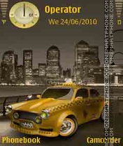 Скриншот темы New York Taxi