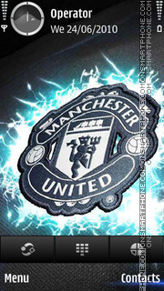 Manchester United tema screenshot