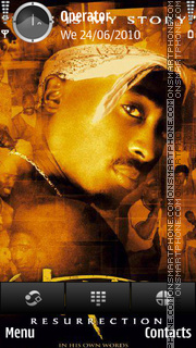 TuPac tema screenshot