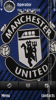 Manchester United tema screenshot