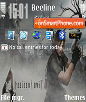 Resident Evil 06 es el tema de pantalla