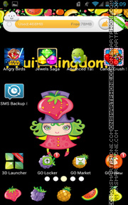 Fruit Kingdom tema screenshot