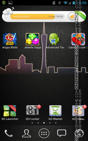 City 09 tema screenshot