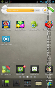 Hi Black Android es el tema de pantalla