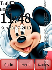 Mickey With Ringtone theme screenshot