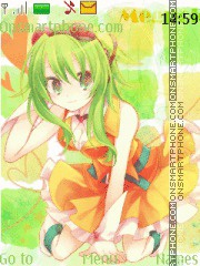 Gumi megpoid theme screenshot