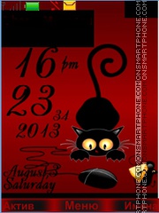 Black Cat tema screenshot