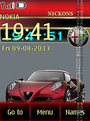 Alfa Romeo tema screenshot