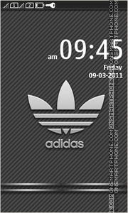 Adidas full theme screenshot