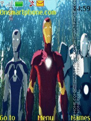 Iron Man Team tema screenshot